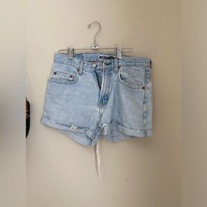 Vintage Denim GAP Men’s Slim Fit Blue Cuffed Shorts